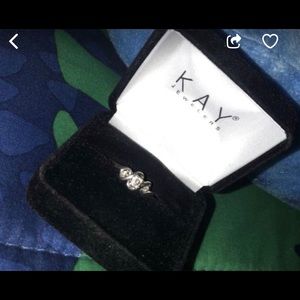 Diamond promise ring from Kay Jewelers